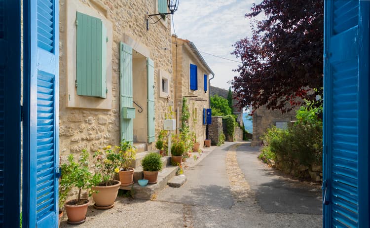 A beautiful old town in Provence